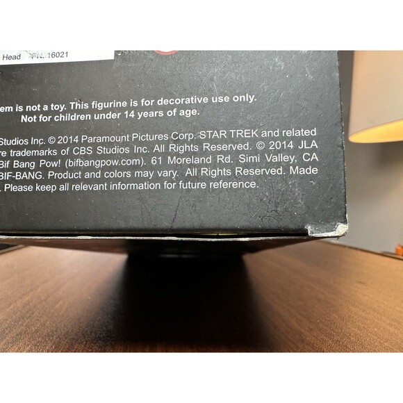 2014 Bif Bang Pow Star Trek The Wrath of Khan Commander Sulu Bobble Head - Picture 10 of 14